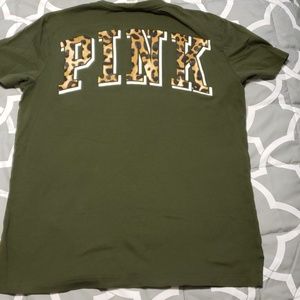 VS PINK leopard t-shirt, size M